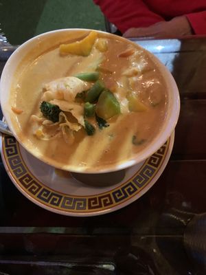 Pumpkin curry  at Olay's Thai Lao Cuisine in Honolulu