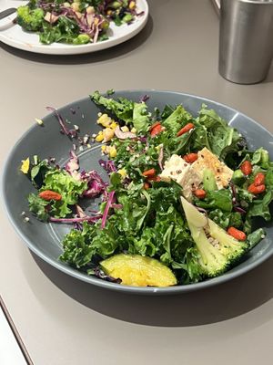 Kale salad (nuts & dressing not pictured )  at Gonna 共樂遊 in Taipei