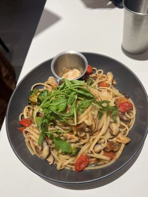 Vegan pasta dish  at Gonna 共樂遊 in Taipei