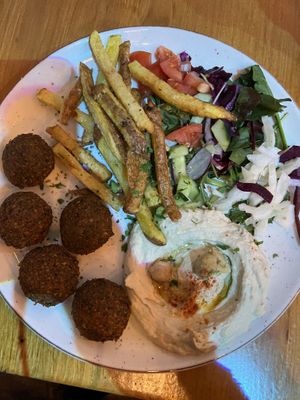   at Hummus and Company in Barcelona