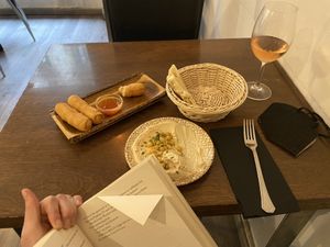   at Hummus and Company in Barcelona