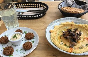  at Hummus and Company in Barcelona