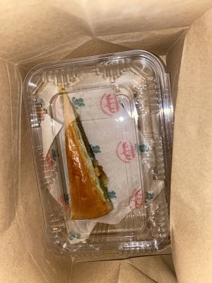 Vegan baklava was PERFECT!!!  at TURP in Istanbul