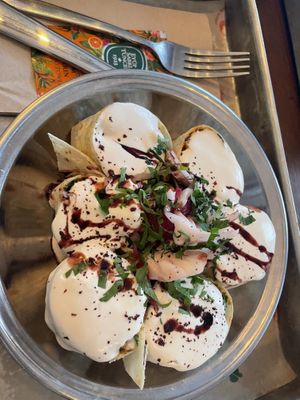 Tantuni w yogurt  at TURP in Istanbul