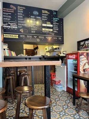 Menu  at TURP in Istanbul