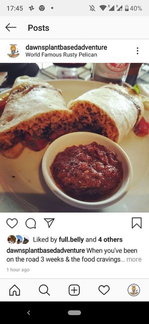 Delicious Burrito at Rusty Pelican in Khao Lak