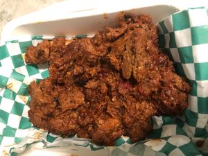 Rib tips at Karelyns Vegan Soul Café in Orlando