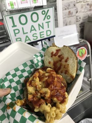 OG Mac sandwich  at Karelyns Vegan Soul Café in Orlando