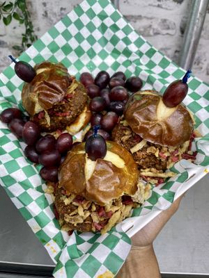 Sliders at Karelyns Vegan Soul Café in Orlando