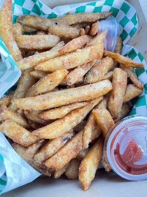 Family fries  at Karelyns Vegan Soul Café in Orlando