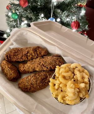 Tenders at Karelyns Vegan Soul Café in Orlando