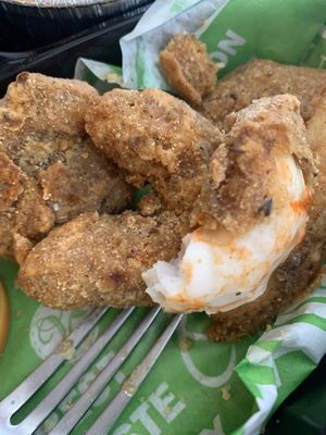 This was my first time having vegan shrimp. Mind blown   at Karelyns Vegan Soul Café in Orlando