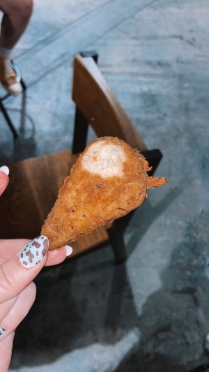 scary real looking!  at Karelyns Vegan Soul Café in Orlando