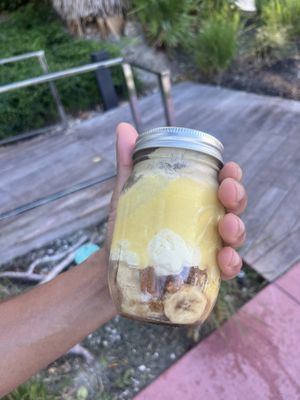 Banana pudding   at Karelyns Vegan Soul Café in Orlando