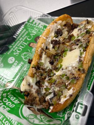 Kev’s Famous Cheezesteak  at Karelyns Vegan Soul Café in Orlando