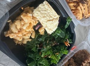 Half portions  at Karelyns Vegan Soul Café in Orlando