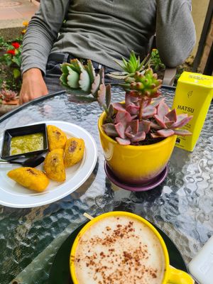 Empanadas at Awara Food and Love in Cundinamarca