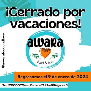  at Awara Food and Love in Cundinamarca