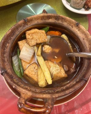   at Popular Vegetarian Restaurant in Kuching