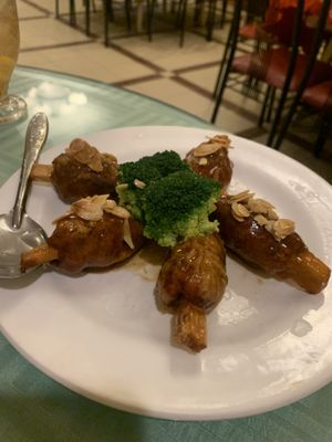 Almond ribs 🤩  at Popular Vegetarian Restaurant in Kuching