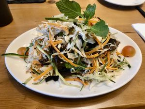 Cabbage and mushroom salad  at Vietnamese Foodies in Dubai