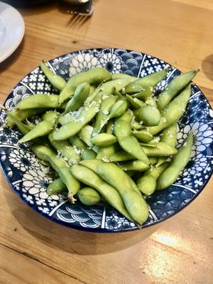 Salted edamame   at Vietnamese Foodies in Dubai