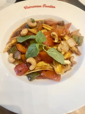 Sweet and sour veg  at Vietnamese Foodies in Dubai