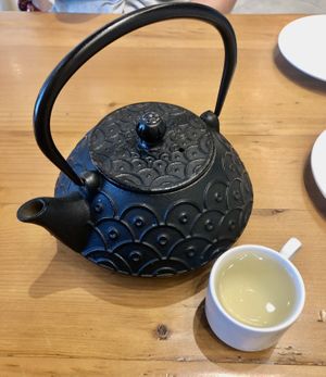 Green tea  at Vietnamese Foodies in Dubai