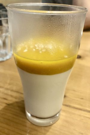 Mango tofu pudding   at Vietnamese Foodies in Dubai