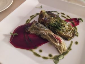 Involtino di verza 🥬 at Ad Gallias in Bard