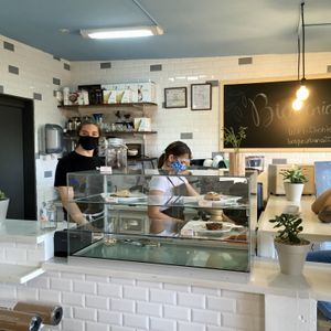 Friendly staff & nice pastries at Bosque Urbano in San Jose