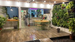 A small but tasty family owned cafeteria localed in Barrio Escalante. 💚 at Bosque Urbano in San Jose