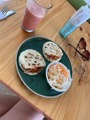 Pupusas  at Bosque Urbano in San Jose