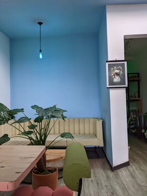 The café at Bosque Urbano in San Jose