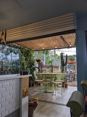 The café at Bosque Urbano in San Jose