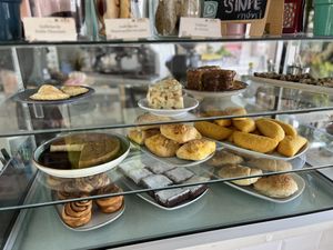 A host of baked goods.  at Bosque Urbano in San Jose