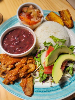 Casado with Tempeh at Bosque Urbano in San Jose