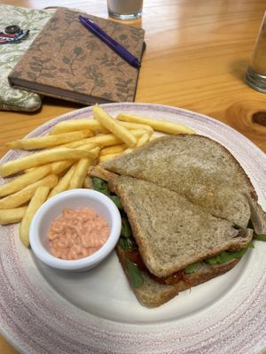 Oyster grilled cheese   at Bosque Urbano in San Jose
