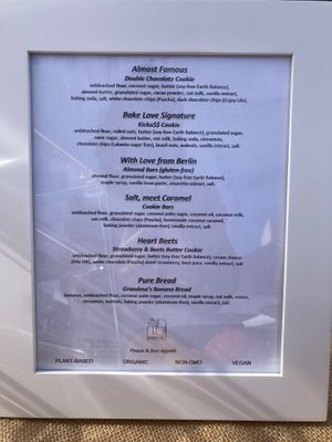 Offerings at the Ferry Building Farmer's Market on 2021-02-13 at Bake Love in San Francisco