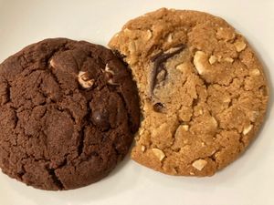 Almost Famous and Bake Love Signature cookies from the Ferry Building Farmer's Market on 2021-02-13 at Bake Love in San Francisco