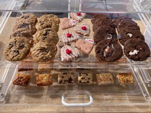 Offerings at the Ferry Building Farmer's Market on 2021-02-13 at Bake Love in San Francisco