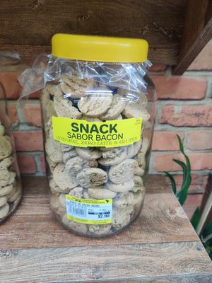 Vegan cookie (bacon flavour) at Emporio Via Natural in Paraty