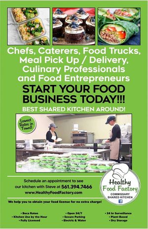 HHF at Healthy Food Factory Commissary in Boca Raton