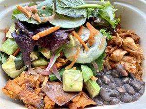 Yummy BBQ Jackfruit Bowl at Oak Harvest Kitchen in Oakland