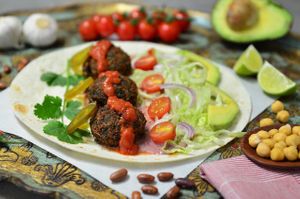 Mexican Falafel Carlos at Kikero Vegan Falafel World in Berlin