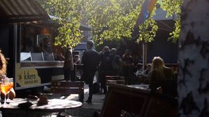 truck at Kikero Vegan Falafel World in Berlin