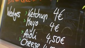 menu at Kikero Vegan Falafel World in Berlin