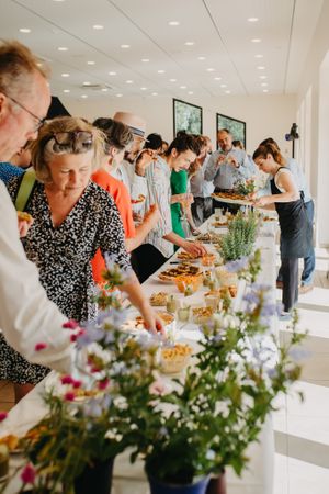 Wedding buffet at La Sauvagière in Hautefage-la-tour