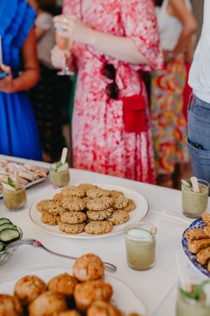 Wedding buffet at La Sauvagière in Hautefage-la-tour