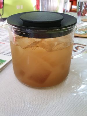 Ginger Tea (iced)  at Try Me Ethiopian Cuisine in Gresham